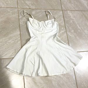 American Apparel Sexy White Mini Dress